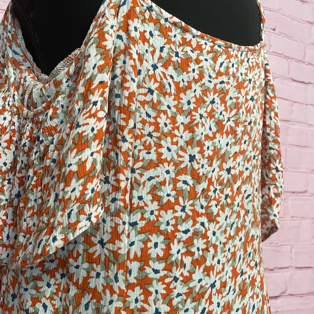 Patrons of Peace orange floral dress - Picture 6 of 7